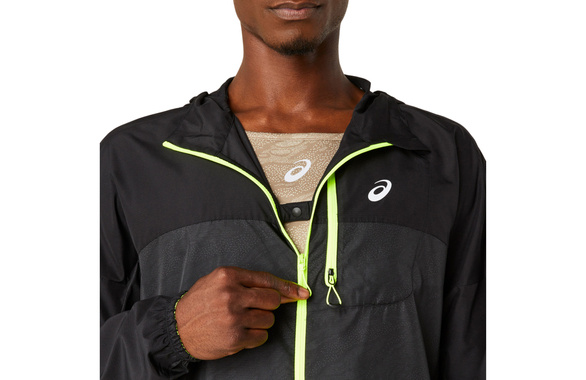 Kurtka Asics Fujitrail Packable Windbreaker Jacket czarna męska AW24