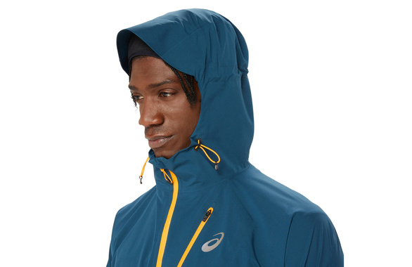 Kurtka Asics Fujitrail Waterproof Jacket niebieska męska SS24