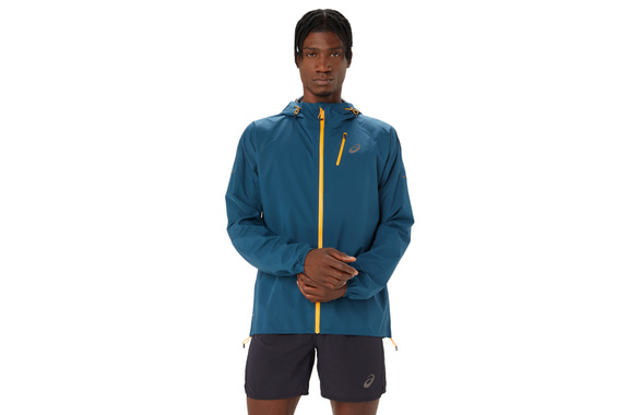 Kurtka Asics Fujitrail Waterproof Jacket niebieska męska SS24