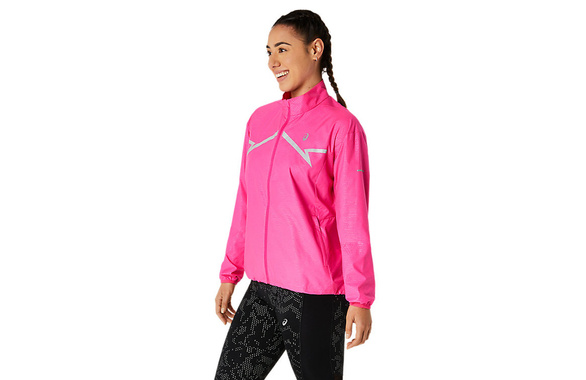 Kurtka Asics Lite-Show Jacket damska różowa AW23