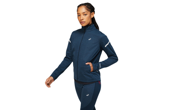 Kurtka Asics Lite-Show Winter Jacket damska niebieska 