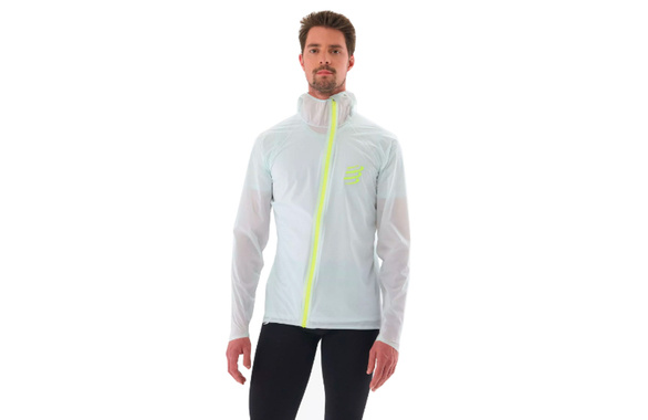 Kurtka Compressport Hurricane Windproof Jacket 10/10 biała AW24