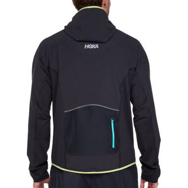 Kurtka Hoka SkyGlow Half-Zip czarna męska