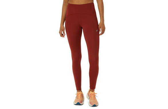 Legginsy Asics Road High Waist Tight damskie czerwone