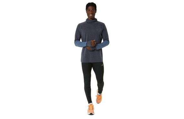 Legginsy Asics Road Winter Tight czarne męskie AW24