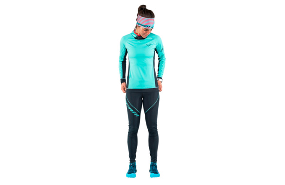 Legginsy Dynafit Winter Running Tights damskie granatowe