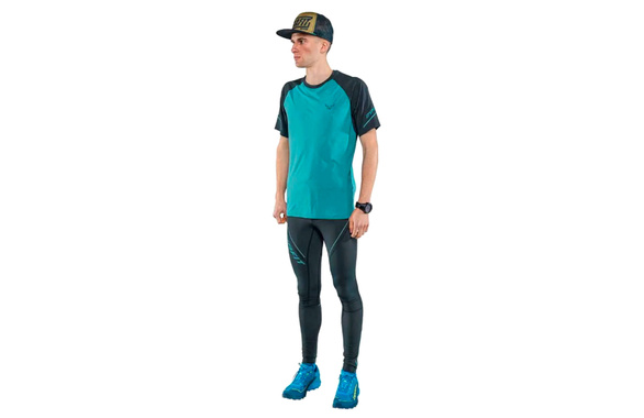 Legginsy Dynafit Winter Running Tights granatowe męskie 