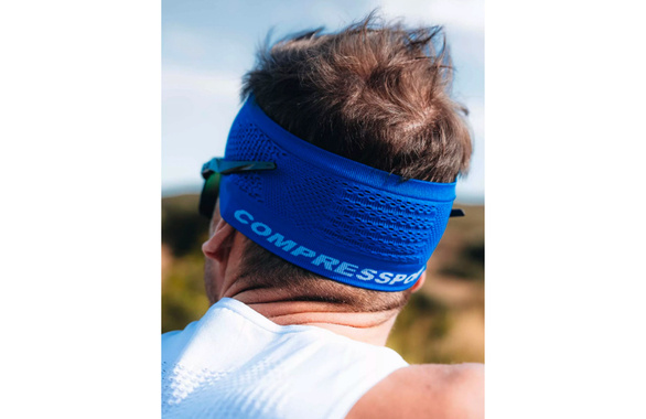 Opaska Compressport Headband V4 On/Off niebieska