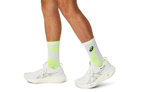 Skarpety Asics Performance Run Socks Crew szaro-zielone