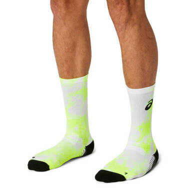 Skarpety Asics Performance Run Socks Crew szaro-zielone