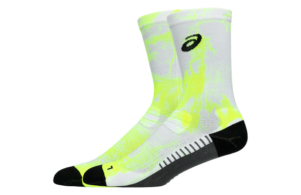 Skarpety Asics Performance Run Socks Crew szaro-zielone