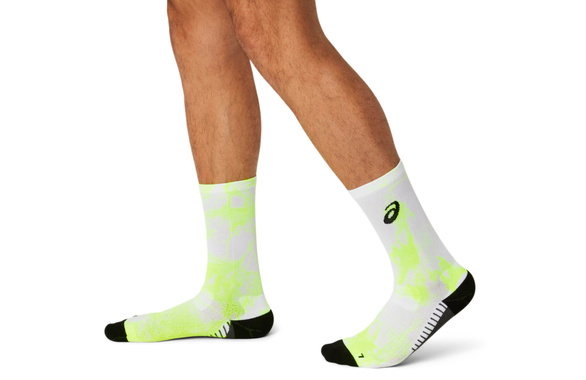 Skarpety Asics Performance Run Socks Crew szaro-zielone