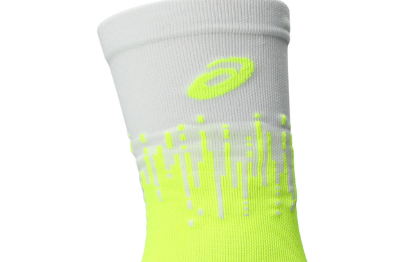 Skarpety Asics Performance Run Socks Crew szaro-żółte