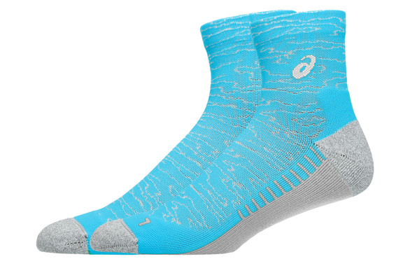 Skarpety Asics Performance Run Socks Quarter niebieskie