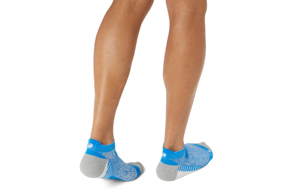 Skarpety Asics Performance Run socks ankle szaro-niebieskie