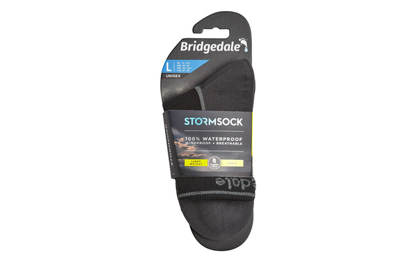 Skarpety Bridgedale StormSock Lightweight Ankle czarno-szare 