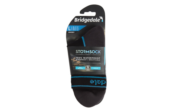 Skarpety Bridgedale StormSock Midweight Ankle czarno-niebieskie