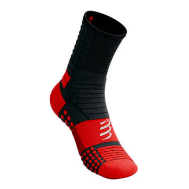 Skarpety Compressport Pro Marathon Socks czarno-czerwone