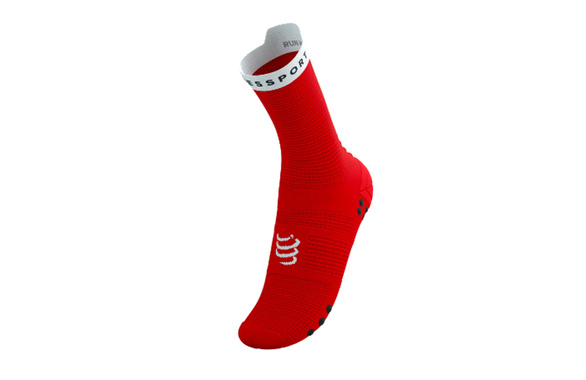 Skarpety Compressport Pro Racing Socks V4.0 Run High czerwone