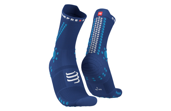 Skarpety Compressport Pro Racing Socks V4.0 Trail niebieskie