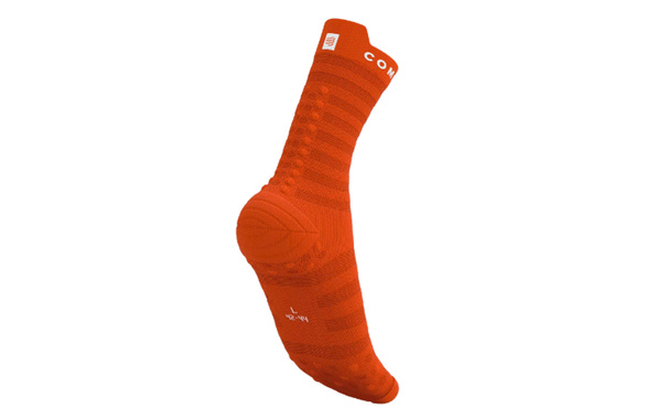 Skarpety Compressport Pro Racing Socks V4.0 Ultralight Run High pomarańczowe