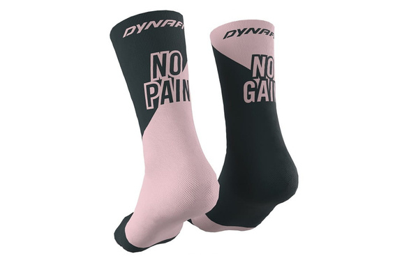 Skarpety Dynafit No Pain No Gain Socks czarno-różowe