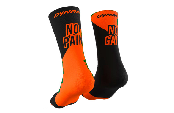 Skarpety Dynafit No Pain No Gain Socks pomarańczowo-czarne
