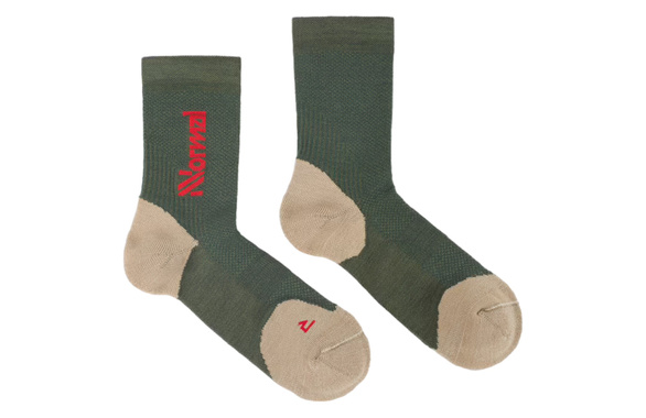 Skarpety NNormal Merino Socks 2 zielone