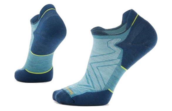 Skarpety Smartwool Run Targeted Cushion Low Ankle Pattern Socks niebiesko-granatowe