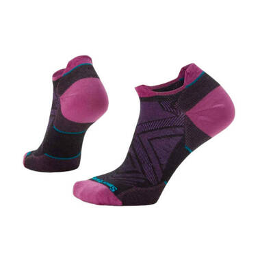 Skarpety Smartwool Run Zero Cushion Low Ankle Socks damskie fioletowo-różowe