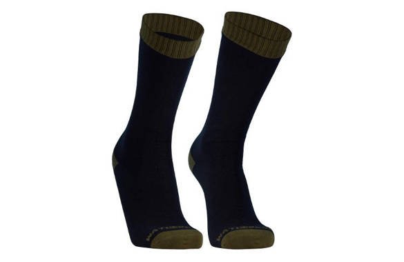 Skarpety wodoodporne Dexshell Thermlite Socks czarno-zielone