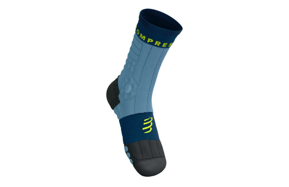 Skarpety zimowe Compressport Pro Racing Socks Winter Trail granatowo-niebieskie