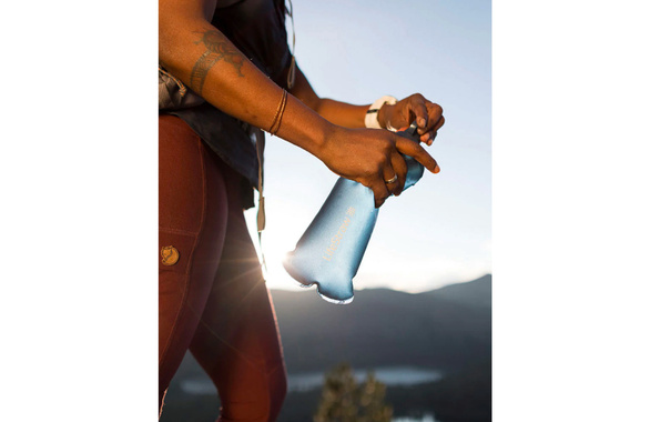 Soft Flask z filtrem LifeStraw Peak Series Collapsible Squeeze Bottle 650ml niebieski