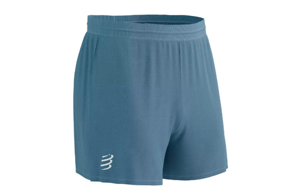 Spodenki Compressport Performance Short niebieskie męskie 