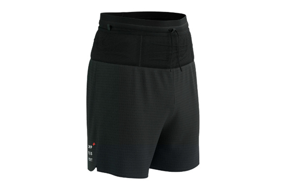 Spodenki Compressport Trail Racing Overshort czarne męskie