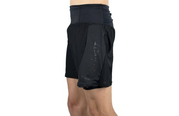 Spodenki Instinct Trail Short 2W1 czarne męskie