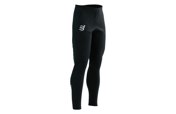 Spodnie Compressport Seamless Pants czarne męskie AW23