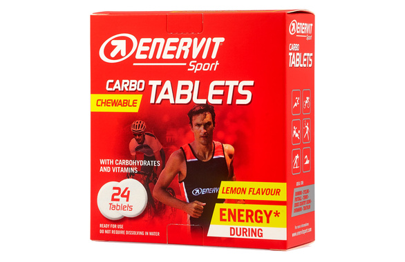 Tabletki ENERVIT SPORT CARBO TABLETS 24x4 g cytryna