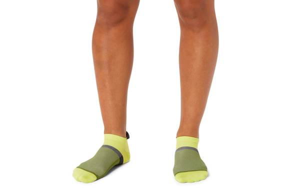Trójpak skarpet Asics Color Block Ankle Sock żółto-zielono-szare