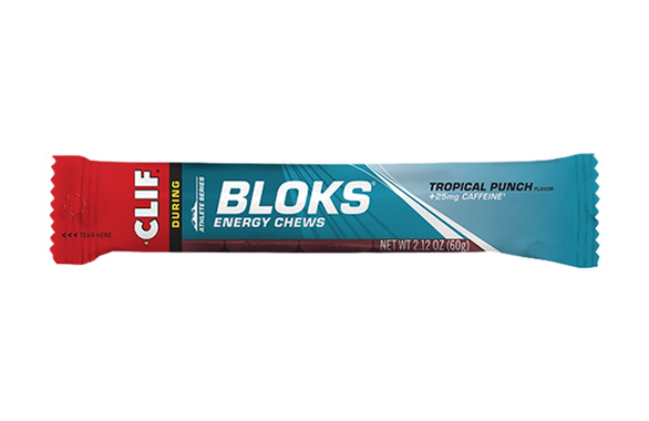 Żelki energetyczne Clif Bloks Energy Chews Tropical Punch 60 g owoce tropikalne + kofeina