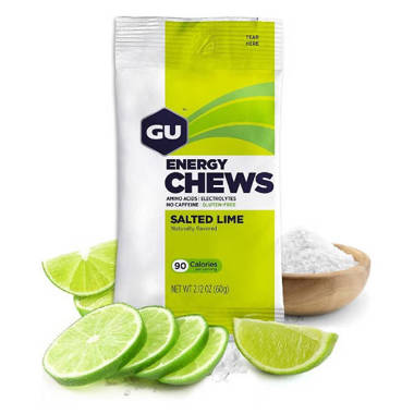 Żelki energetyczne Gu Energy Chews Salted Lime 54 g solona limonka