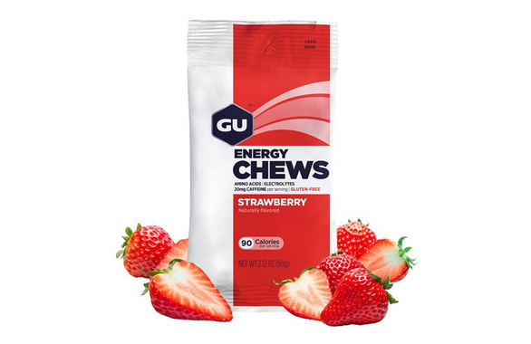 Żelki energetyczne Gu Energy Chews Strawberry 54 g truskawka