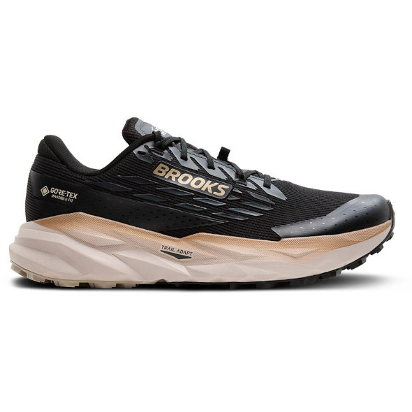 Buty Brooks Cascadia 19 z membraną G-TX (wodoodporne) czarno-beżowy męskie AW25