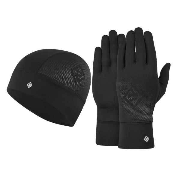 Zestaw czapka + rękawiczki Ronhill Beanie and Glove Set czarny