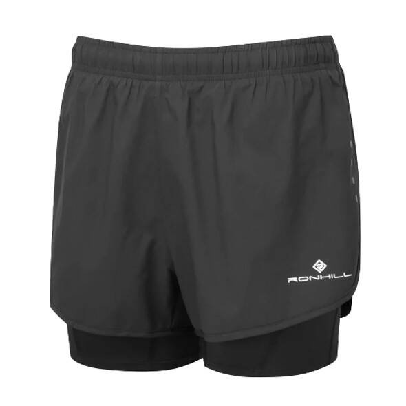 Spodenki Ronhill Core Twin Short damskie czarne SS24
