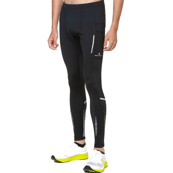 Legginsy Ronhill Tech Reflect Tight czarne męskie 