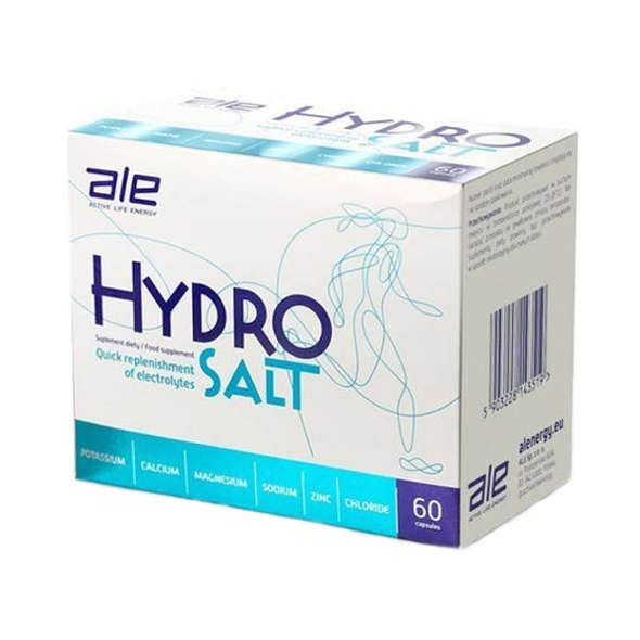 Kapsułki elektrolitowe Ale Hydrosalt 60 sztuk