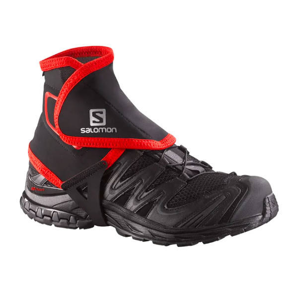 Stuptuty Salomon Trail Gaiter High czarno-czerwone