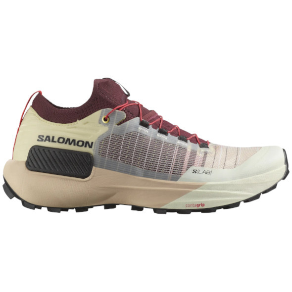 Buty Salomon S/Lab Ultra Genesis beżowo-czerwone meskie SS25
