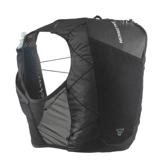 Plecak Salomon Active Skin 12 czarny - 12 l z flaskami